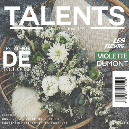 Fleurs Toulouse - les talents de toulouse - Violette dumont